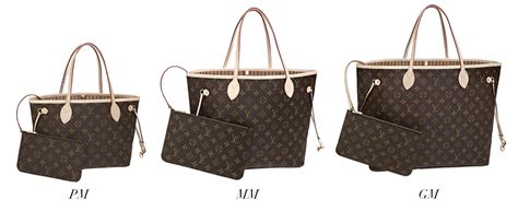 louis vuitton pm vs mm vs gm|Louis Vuitton neverfull gm measurements.